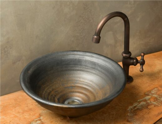 真山窯　手洗い鉢　現代